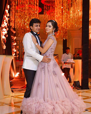 A Bride in Deep Wine